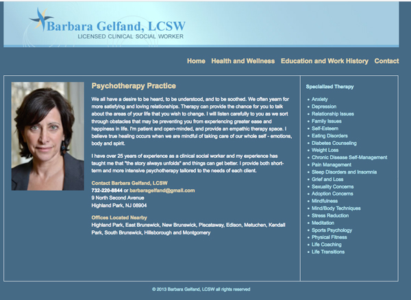 Barbara Gelfand old site